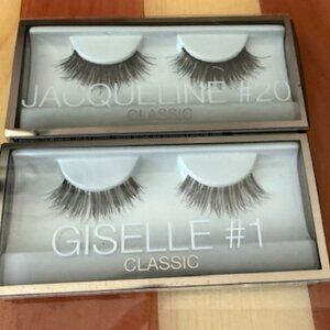 NIB 2 Pair of HUDA BEAUTY #20 - Jacqueline & #1 Giselle False Lashes